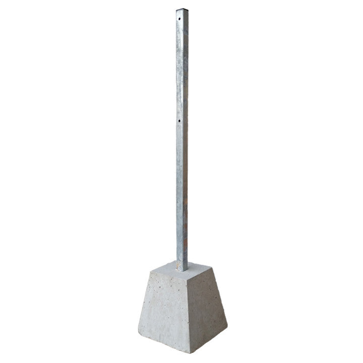 Concrete Base With Post